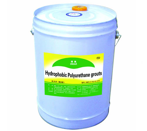 Hydrophobic polyurethane Grouts